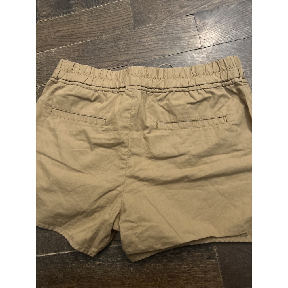Banana Republic Womens Size 2‎ Khaki Pull On Drawstring Cotton Shorts 3 Inseam - Picture 5 of 5
